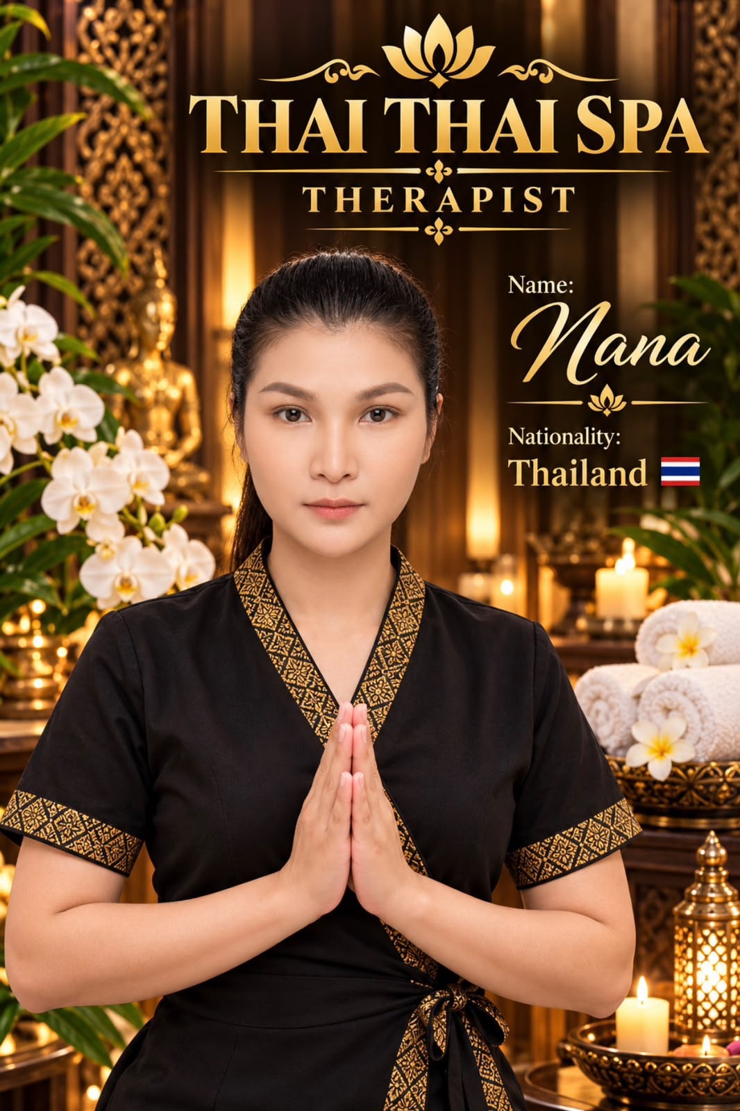 Nana, professional massage therapist at Thai Thai Spa