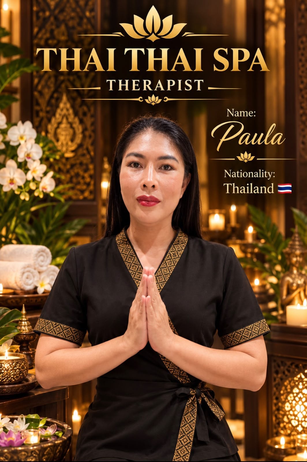 Paula, professional massage therapist at Thai Thai Spa